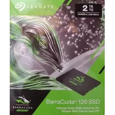 Disco Ssd Seagate Barracuda 2tb Sata3 Hasta 560 Mb/s En Caja