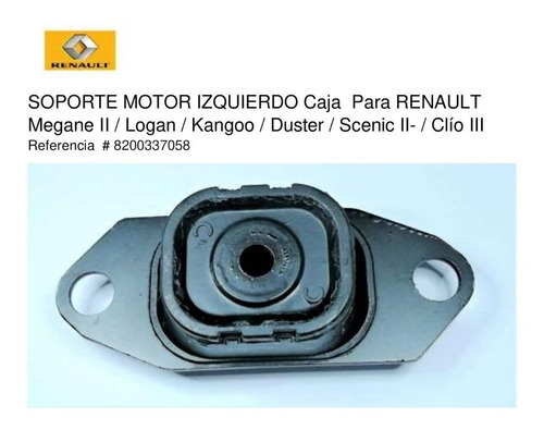 Soporte Motor Caja Izquierdo Para Renault Megane 2 Scenic    Foto 7