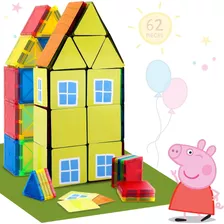 Peppap Pig/bloques Magneticos Construcción Juguetes Niños