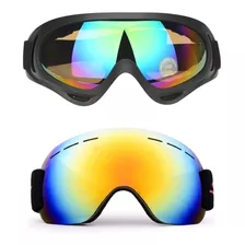 Oculos Esqui Jetski Neve Snowboard Uv 400 Kit 2 Unidades 