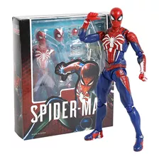 Figura De Juguete Avengers Spider Man Upgrade Suit Ps4 Game