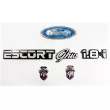 Kit De Emblemas Tampa Tras Original Escort 1.8 Ghia 93 A 94
