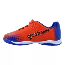 Tenis Chuteira Indoor Marvel Homem Aranha Vingador 