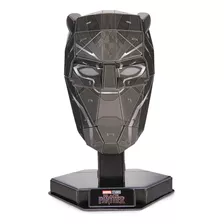 Rompecabezas 4d Casco Black Panther Para Niños