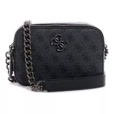 Crossbody Cartera Guess Negro Con Bolsa Guardapolvo