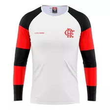 Camisa Do Flamengo Braziline Steep Manga Longa Oficial + Nf