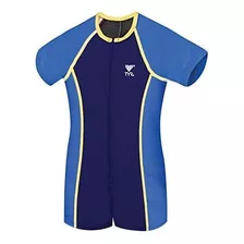 Tyr Deporte Kbtss2y Niños Solido Traje Termico Color Azul Ma