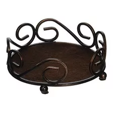 Thirstystone Round Scroll Holder Bronce