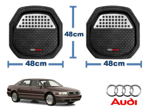 Tapetes 3d Logo Audi + Cubre Volante A8 1996 A 2000 2001 Foto 5