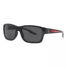 Lentes Prada Polarizados Sps01w Dg0-02g Negro Rojo Caballero