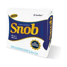 Kit Descartável Guardanapo Papel Folha Simples Snob 1000 Fls