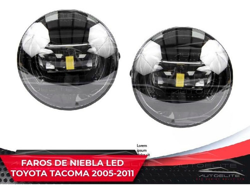 Par Faros Niebla Tacoma Led Toyota 2005 06 07 08 09 10 2011 Foto 2