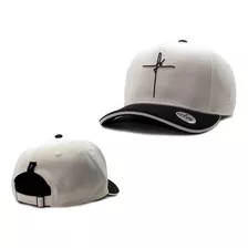 Boné Fé Hype Original Aba Curva Fitão Strapback King