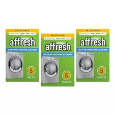 3 Cajas Pastillas Limpieza De Lavadora Affresh 15 Tabletas