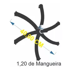 10 Difusores Tipo Estrela - 1,20 Metros De Mangueira Cada