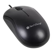Mouse Óptico Techzone Tzmou01 De Hasta 800dpi, Usb. Color
