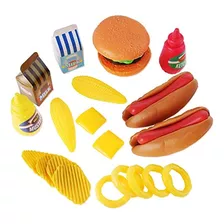 Hamburguesa - Hot Dog Comida Rápida Comida Juego De Cocina P