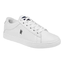 Tenis Casual Hombre American Polo Blanco 094-009