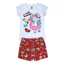 4 Conjunto Infantil Juvenil Menina Menino Roupas Revenda