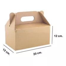 Cajas Modelo Lonchera 20x12x12 Pack 20u. *delivery