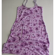 Vestido Gap Mujer Estampado Lila Talle Xs