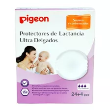 Absorbentes De Leche Materna Slim Light 24+4 Pcs Pigeon