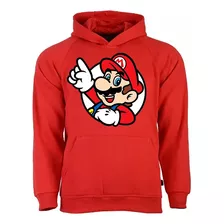 Sudadera Hoodie Mario Bross En Bolsillo 12 Personaj + Regalo