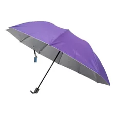 Guarda Chuva Grande Reforçado Liso Colorido De Bolsa Cor Violeta