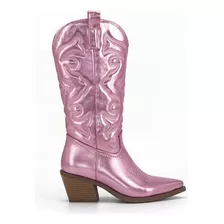 Botas De Caballero Para Mujer Zapatos Altos Para Mujer Rosa