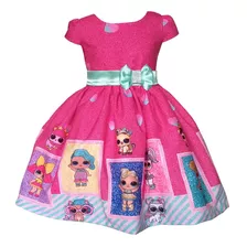 Vestido Lol Surprise Rosa Infantil 8 10 12 Anos