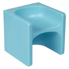 Ecr4kids Tri-me 3-in-1 Silla Cube, Muebles Para Niños, Cyan