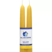 Bluecorn - Paquetes De Velas De Cera De Abejas 100 % Pura - 