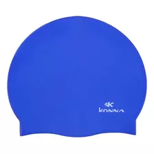 Gorro De Natación Konna Liso Azu De Adulto Color Azul