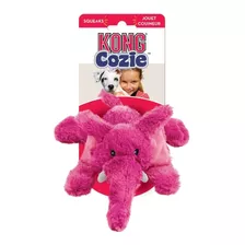 Juguete Chillón Kong Cozie Talla M Color Fucsia Diseño Elefante