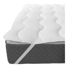 Pillow Top Protetor Colchão Cama Casal Toque Macio Conforto