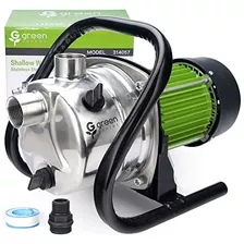 Green Expert Bomba De Pozo Poco Profundo De 1.5 Hp, Cabeza