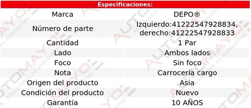 2) Calaveras Depo Kangoo Renault 2004-2009 Foto 4