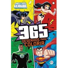 Livro Para Colorir 365 Desenhos Liga Da Justiça Heróis Dc