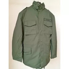 Chaqueta Militar De Servicio Con Forro Interno Color Verde