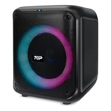 Parlante Portátil Top Digital 60w Bluetooth Fm Micrófono Color Negro