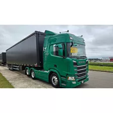 Scania R450 Highline 6x2 Ano 21 +sider Rodofort 28 Plt Ano21