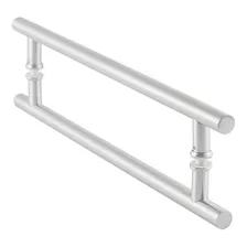 Puxador Porta Pivotante 30cm Aço Inox Tubular Redondo