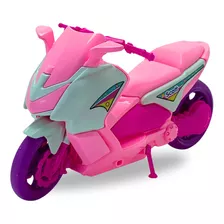 Moto Rosa Brinquedo P/ Menina Compatível Com Boneca Barbie