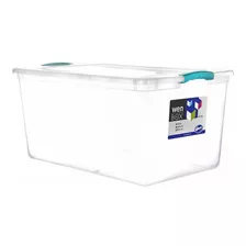 Caja Organizadora 61 Litros 66x41x31 Cm Transparente