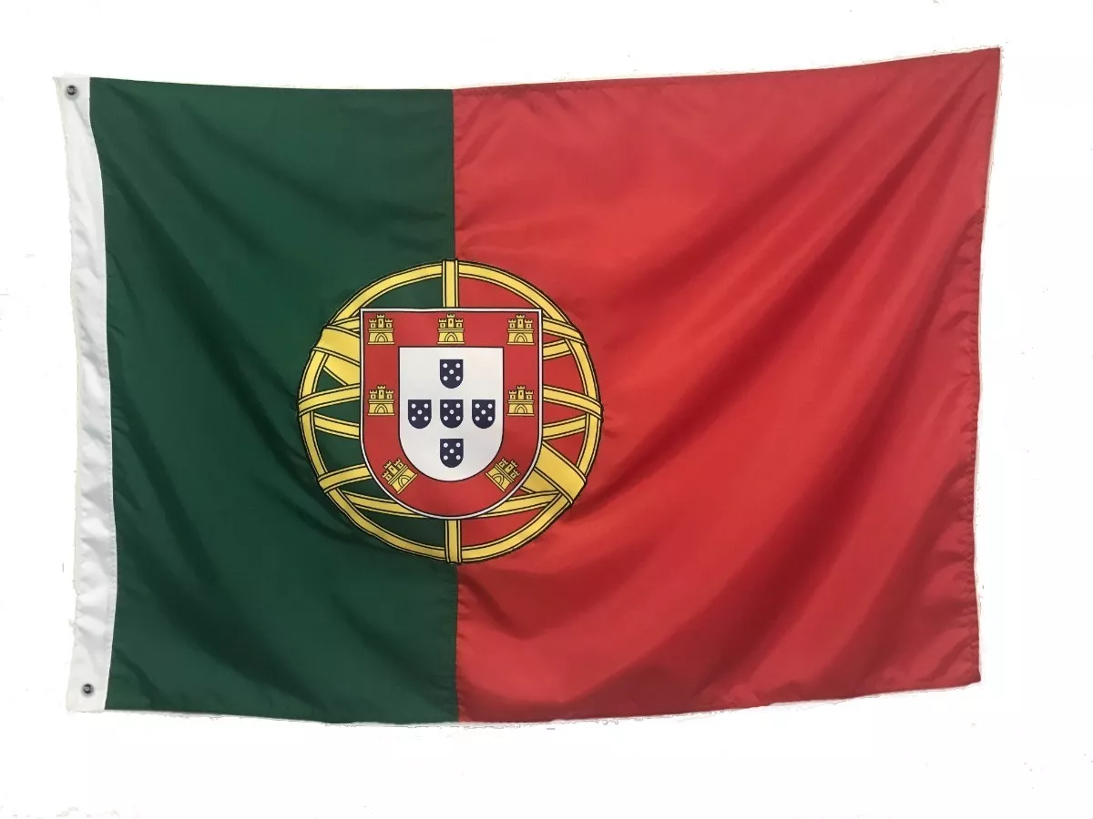 Bandeira De Portugal Oficial 2 Panos (1,28 X 0,90)