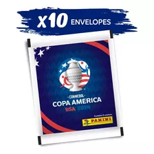 Conmebol 2024 Copa América Kit 10 Envelopes 50 Figurinhas 