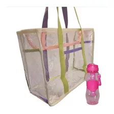 Bolsa Transparente Tiracolo Para Levar Brinquedo De Crianças