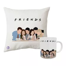  Caneca E Almofada Serie Friends Personalizada Coleção Nova