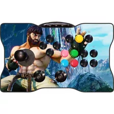 Controle Arcade Para Ps3 Sem Fio E Com Analóg. Todos Jogos!