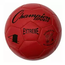 Champion Sports Extreme Series Balón De Fútbol Color Rojo